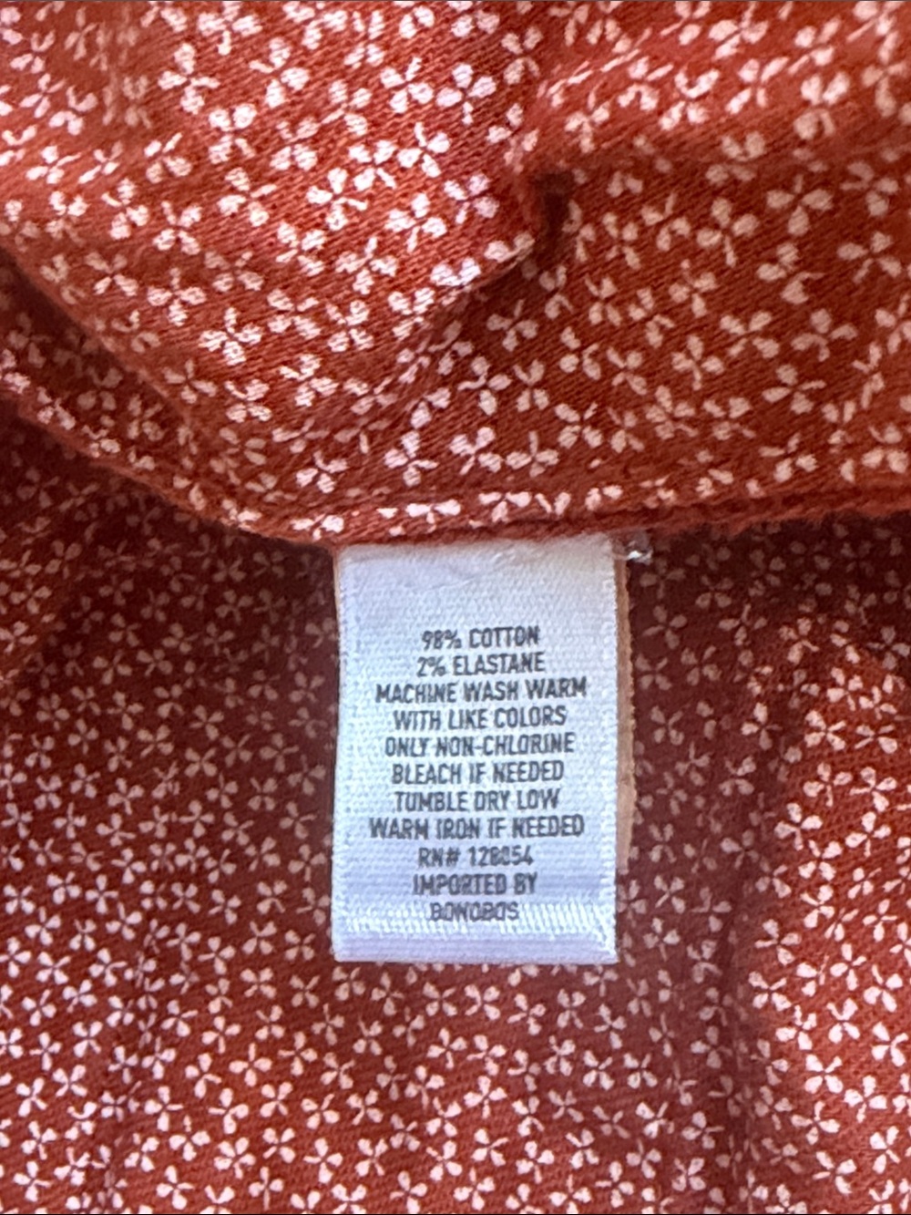 Bonobos Rust Orange Slim Taper Italian Chino Pants Like New 31 x 30 - Picture 11 of 12